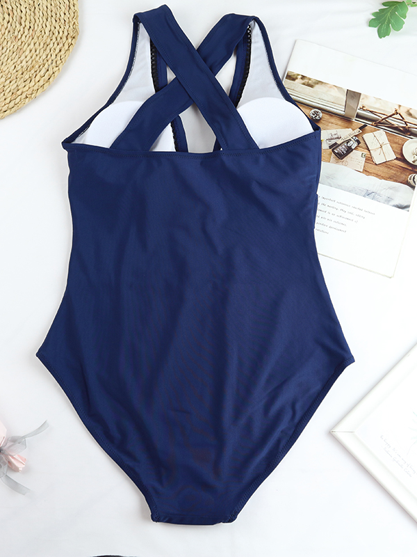 Women's Slimming Mesh One Piece Swimsuit