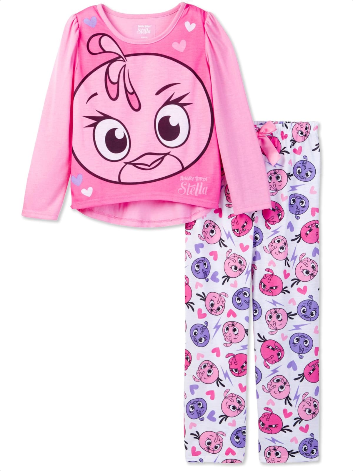 Angry Birds Girls Stella 2 Piece Pajama Sleep Set