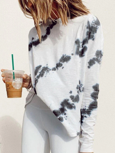 Women's A Little Boho Tie-Dye Long Sleeved Top - Mia Belle Girls