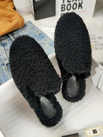 Women's Stylish Fuzzy House Slippers By Liv and Mia - Mia Belle Girls