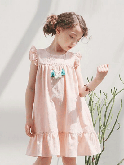 Girls Cute Spring Dresses | Toddler Chic Chiffon Casual Dress