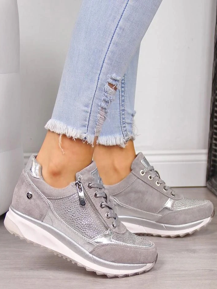 Women's For Every Event Sneakers - Mia Belle Girls - grey