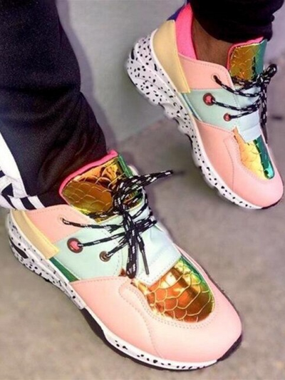 Women's Platform Sneakers By Liv and Mia - Mia Belle Girls