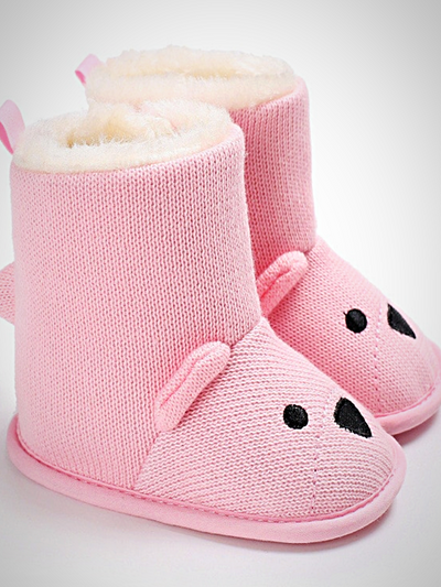 Baby Cute Bear Booties - Mia Belle Girls
