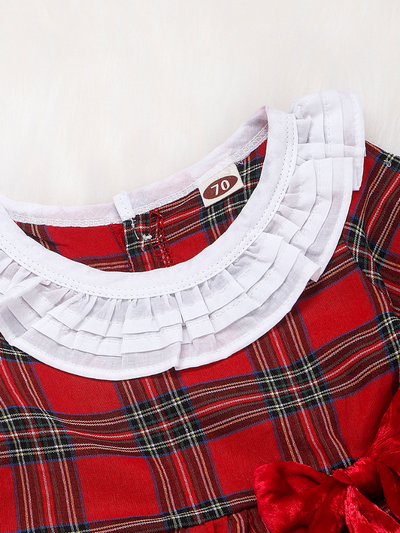 Baby Christmas Party Ready Dress and Shorts Set