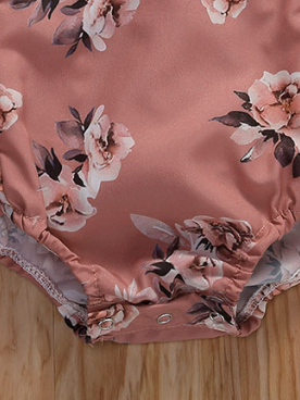 Baby Ruffled Bum Onesie with Headband Set