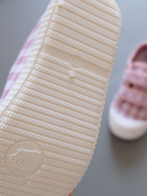 Shoes By Liv & Mia | Plaid Velcro Strap Sneakers - Mia Belle Girls