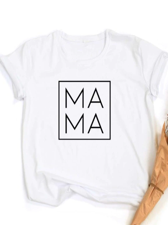 Women's Mama Short Sleeved Top