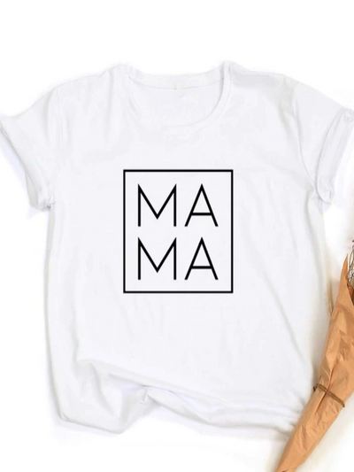 Women's Mama Short Sleeved Top