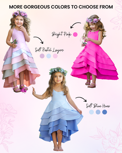 Pretty Little Girls Dresses | Summer Tiered Dress - Mia Belle Girls