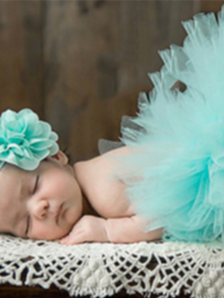 Tutu Skirt and Headband mint