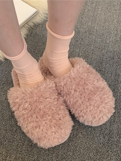 Women's Warm Fuzzy House Slippers By Liv and Mia- Mia Belle Girls