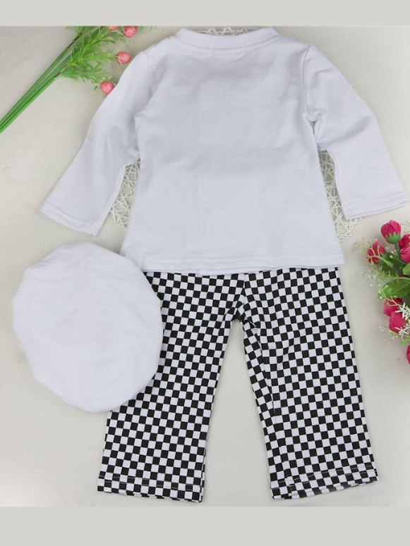 Baby Chef's Uniform with Chef Hat Halloween Set