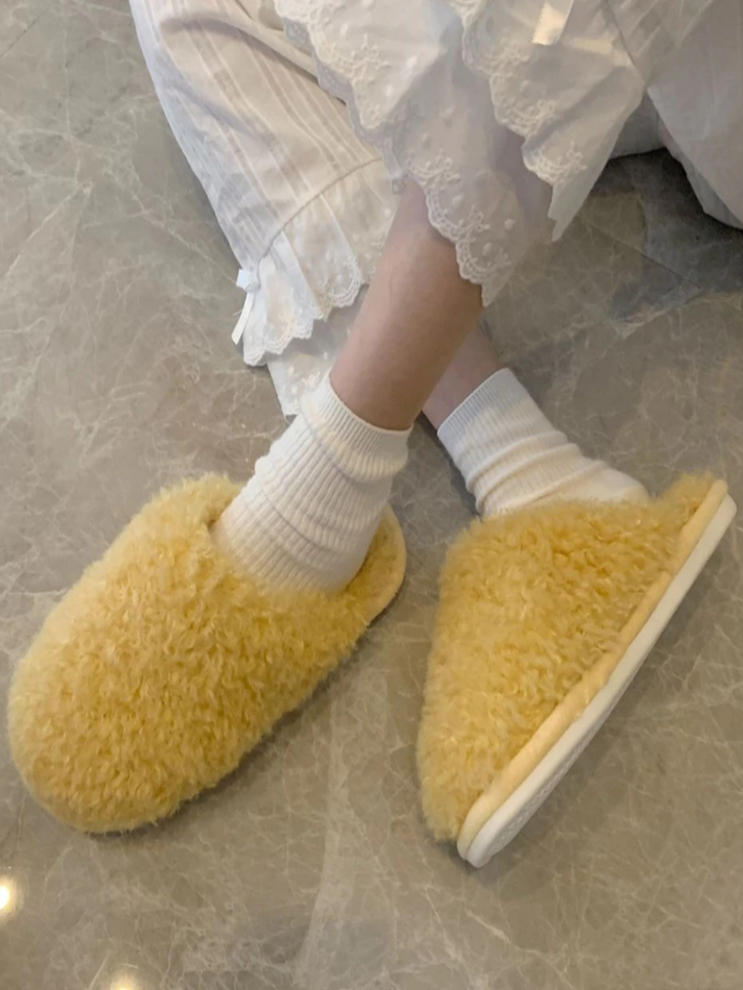 Women's Warm Fuzzy House Slippers By Liv and Mia- Mia Belle Girls