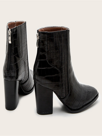 Women's Snake Ankle Booties By Liv and Mia - Mia Belle Girls