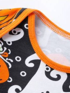 Baby Halloween Pumpkin Tutu Onesie & Headband Set - Mia Belle Girls