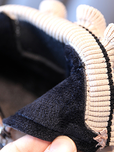 Little Girls Shoes By Liv & Mia | Ruffle Sock Boots - Mia Belle Girls