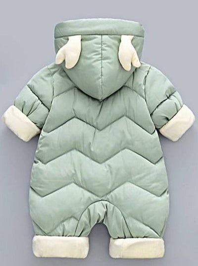 Baby Puff Snowsuit Hooded Onesie - Mia Belle Girls