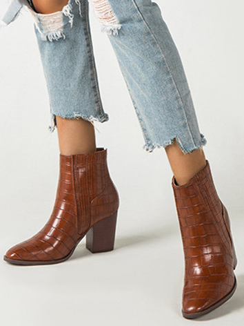 Women's Snake Ankle Booties By Liv and Mia - Mia Belle Girls