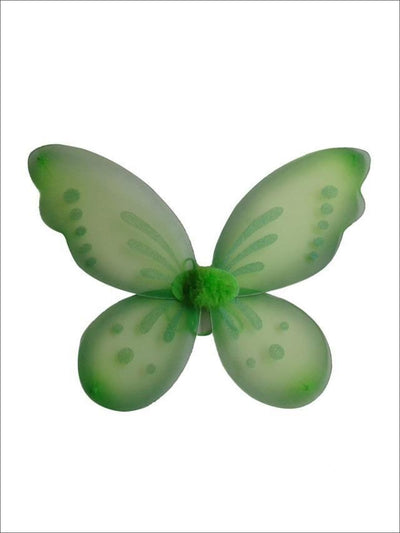 Kids Halloween Accessories | Green Fairy Wings | Mia Belle Girls