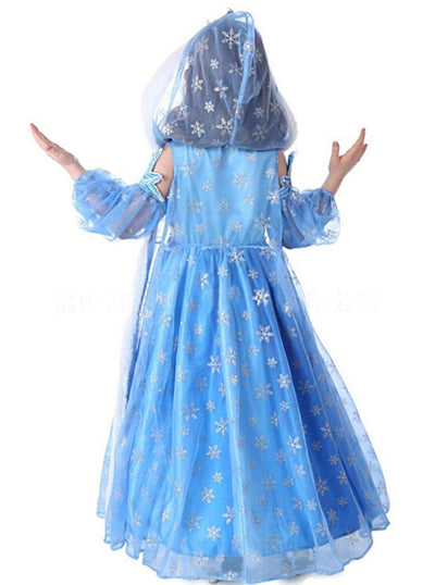 Halloween Costumes | Frozen Inspired Dress & Hood | Mia Belle Girls