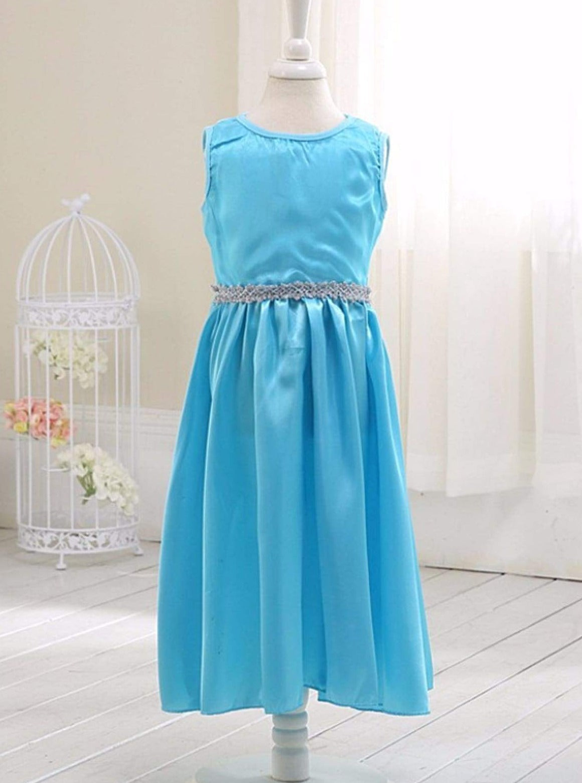 Halloween Costumes | Frozen Inspired Dress & Hood | Mia Belle Girls