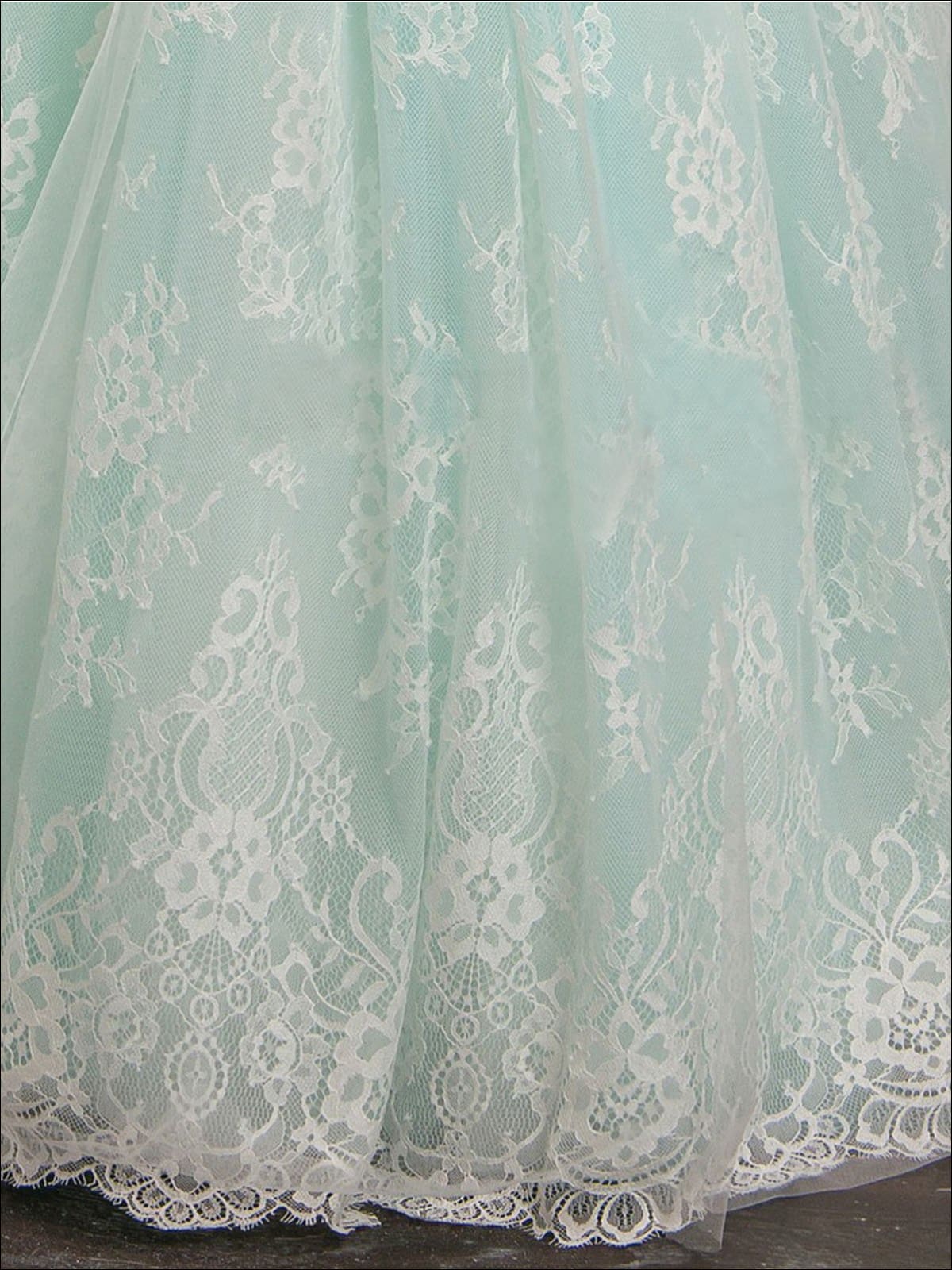 Girls Special Occasion Dress | Lace Embellished Communion Gown