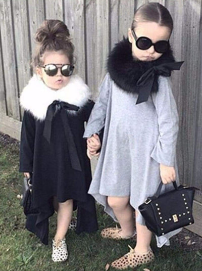 Toddlers Cute Dresses | Oversized Shark Bite Dress - Mia Belle Girls