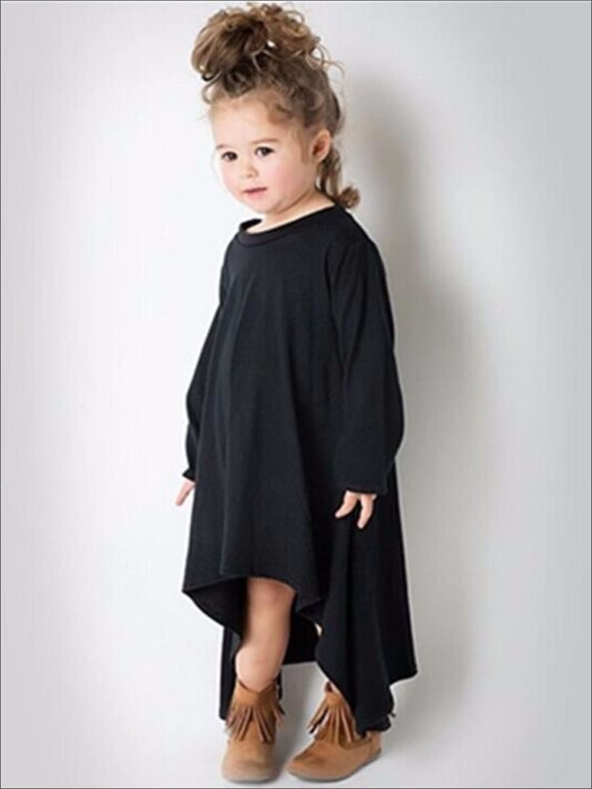 Toddlers Cute Dresses | Oversized Shark Bite Dress - Mia Belle Girls