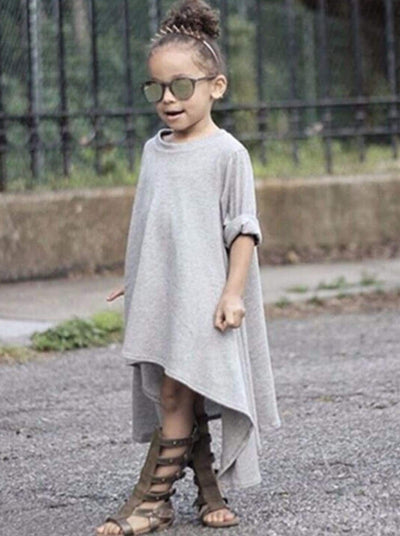 Toddlers Cute Dresses | Oversized Shark Bite Dress - Mia Belle Girls