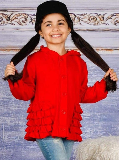 Ruby Passion Hoodie Cardigan - Mia Belle Girls