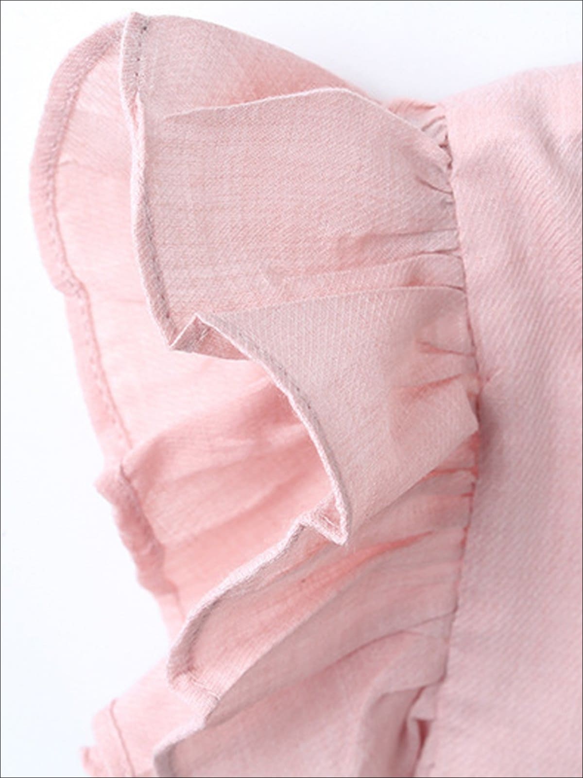 Toddler Spring Dress | Girls Pink Lace Flutter Sleeve Pleated Dress