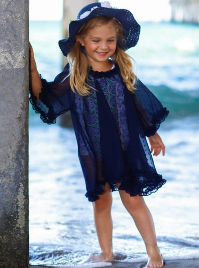 Kids Resort Wear | Girls Swimsuit Cover Ups | Swiss Tulle Cover Up