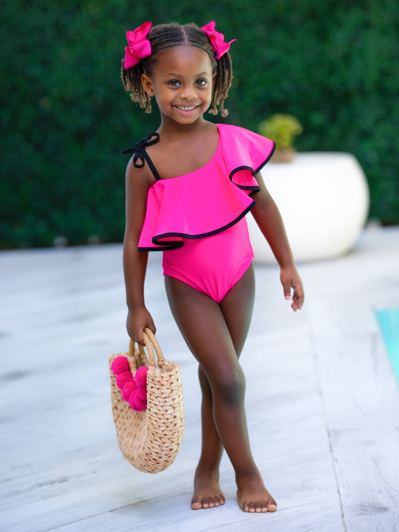 Ruffle-y Cute One Shoulder One Piece Swimsuit