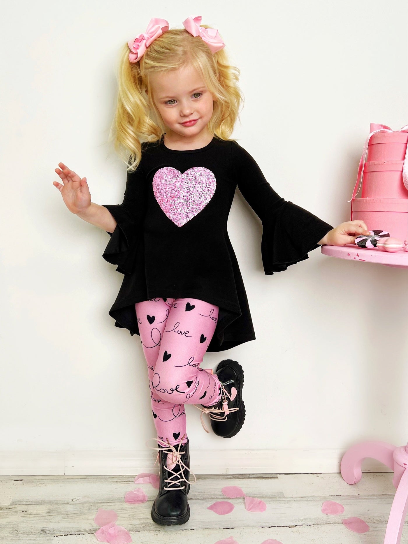 Love Is In The Air Hi-Lo Tunic & Legging Set