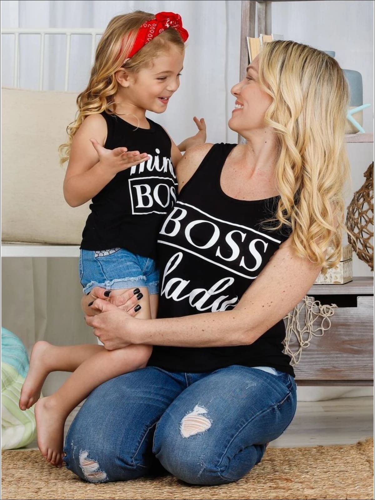 Mommy & Me Boss Lady & Mini Boss Graphic Tank - Mommy & Me Top