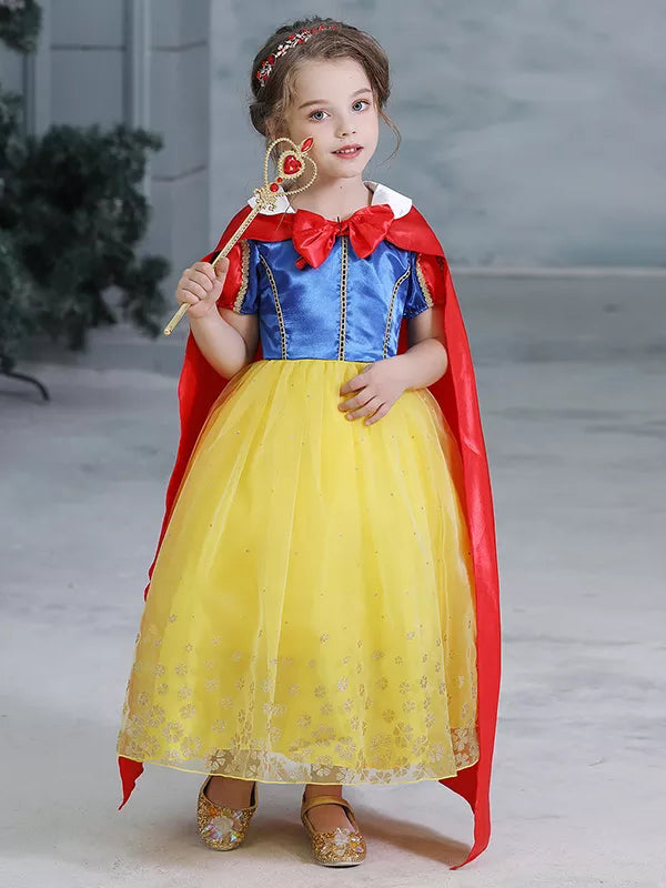 Girls Halloween Costumes | Deluxe Snow White Costume - Mia Belle Girls