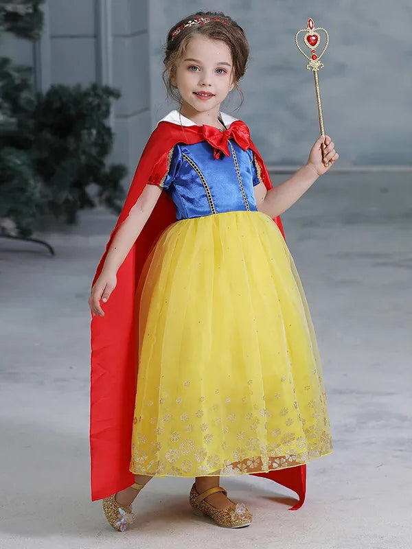 Girls Halloween Costumes | Deluxe Snow White Costume - Mia Belle Girls