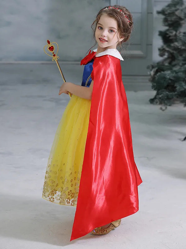 Girls Halloween Costumes | Deluxe Snow White Costume - Mia Belle Girls