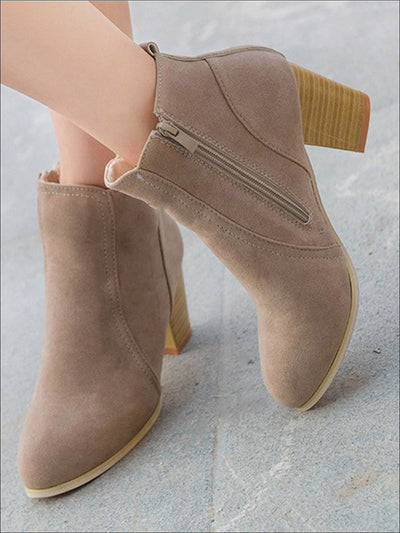 Womens Block Heel Ankle Boots - Womens Boots