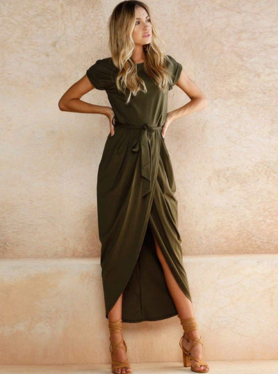 Womens Casual Long Tunic Dress - Womens Dresses
