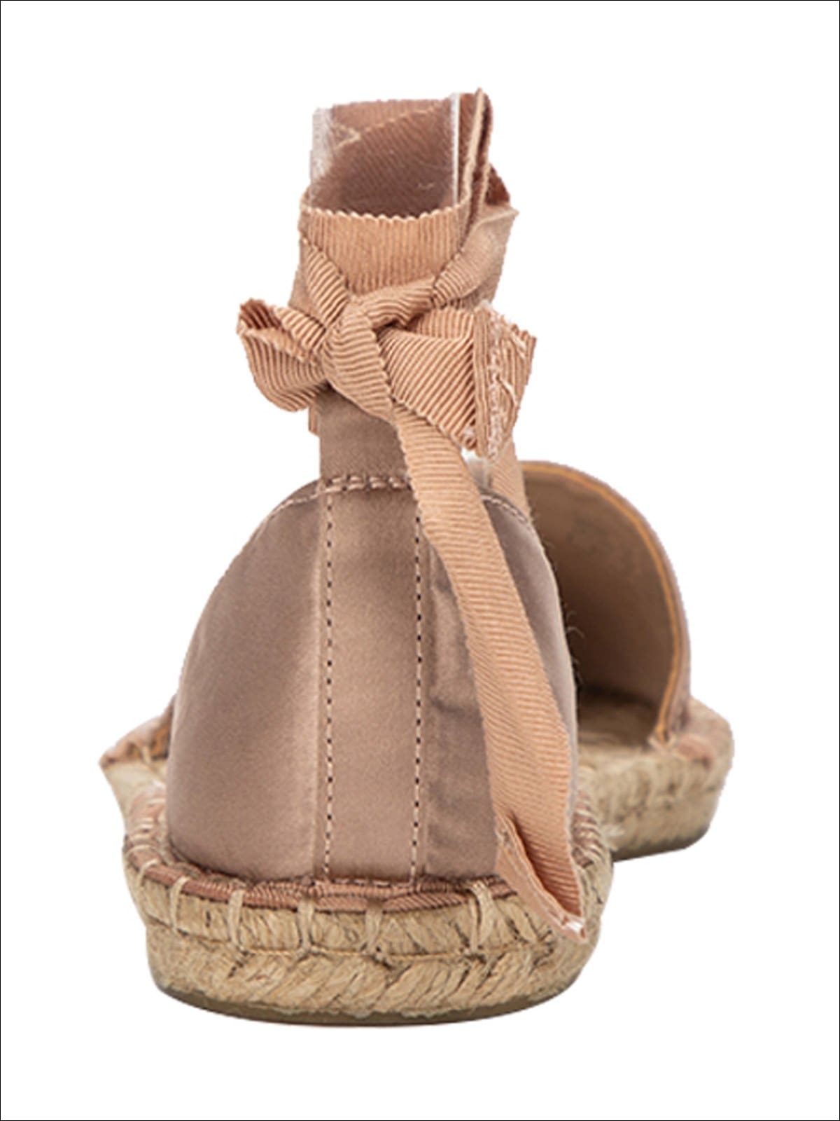 Womens Casual Silk Rome Cross-Strap Espadrilles - Womens Shoes