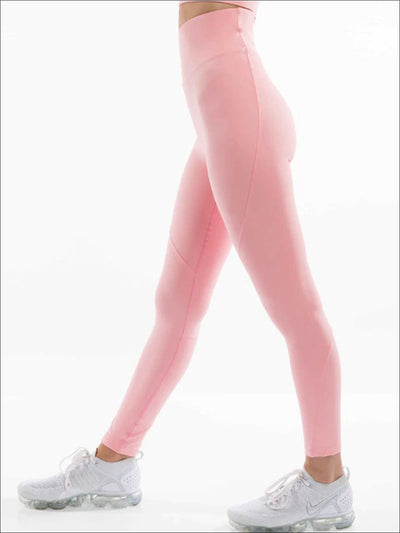 Womens Cut-Out Back Detail Sports Bra & High-Rise Leggings Set - Womens Activewear