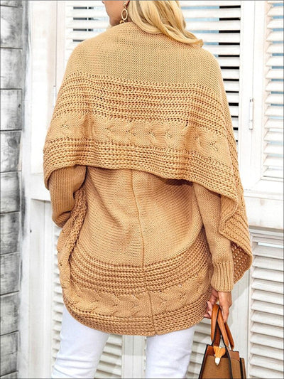 Women’s Fall Knit Loose Casual Cardigan - Women’s Outerwear