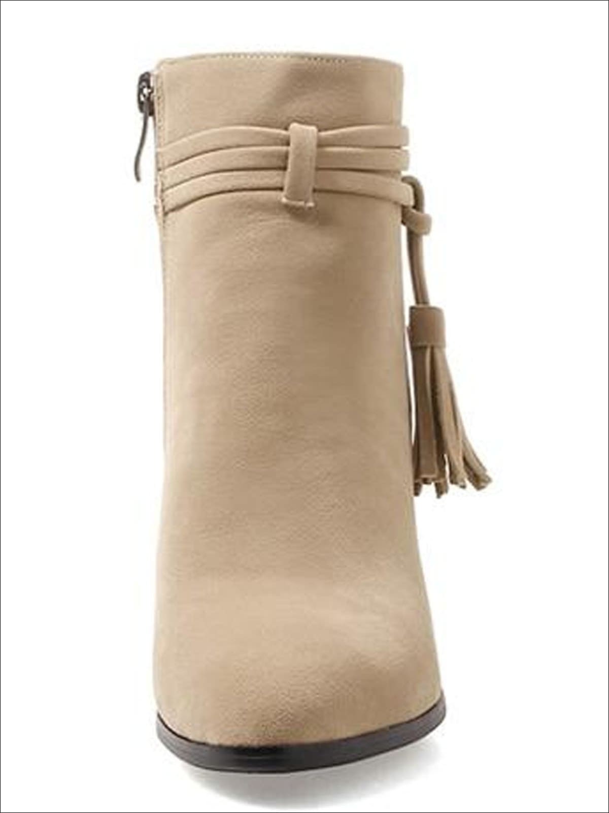 Womens Fall Square Heel Tassel Boots - Womens Boots