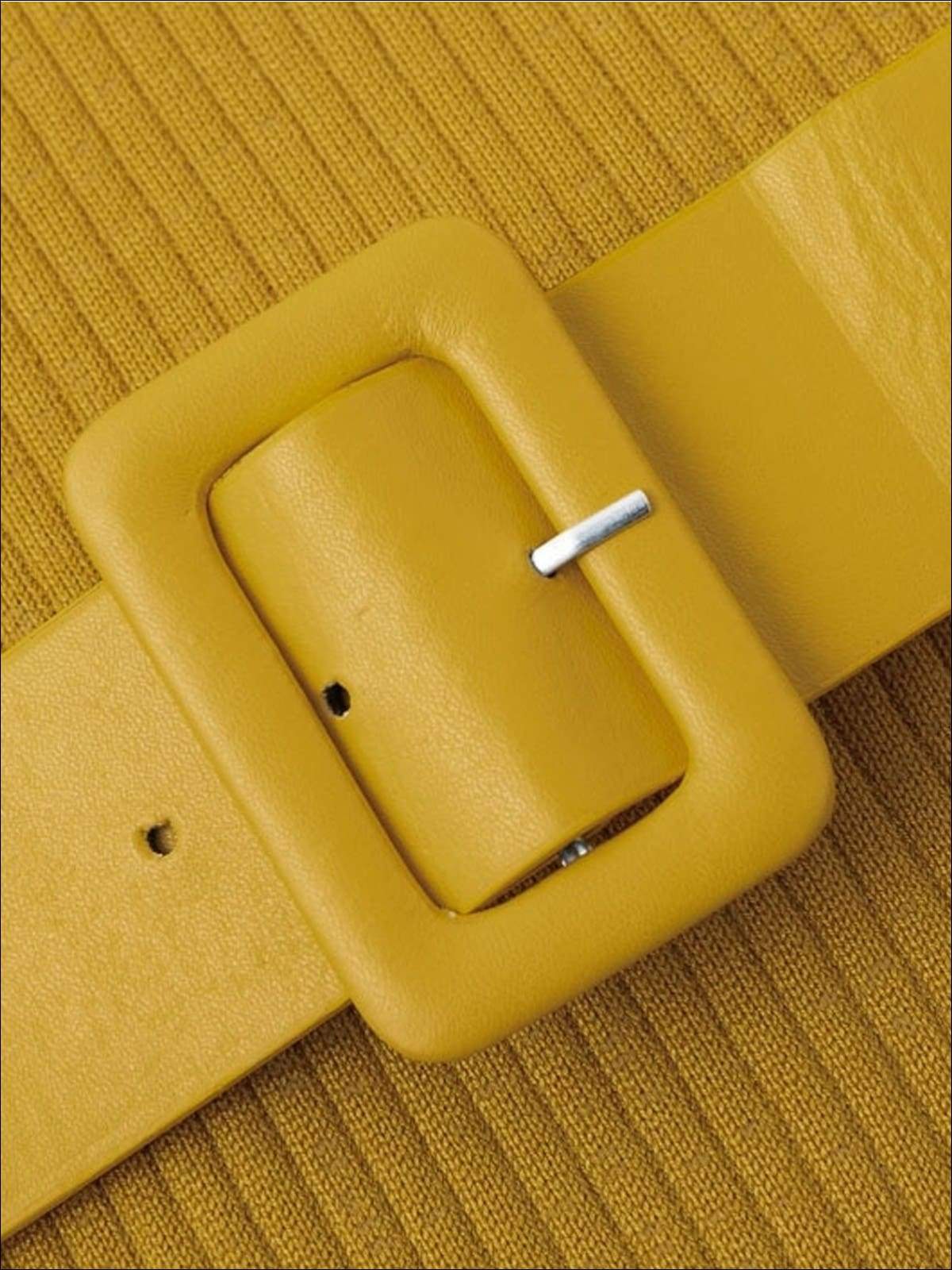 Womens Fashion Knit Bodycon Belted Sweater Dress - Womens Fall Dresses