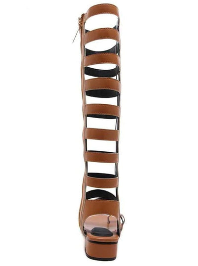 Womens Knee High Gladiator Sandals - Womens Sandals