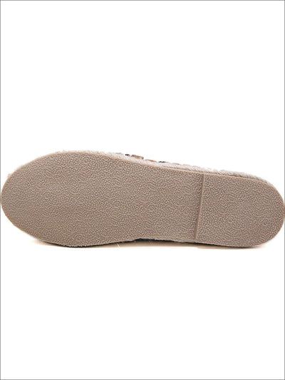 Womens Leopard Print Espadrilles Loafer Shoes - Womens Shoes
