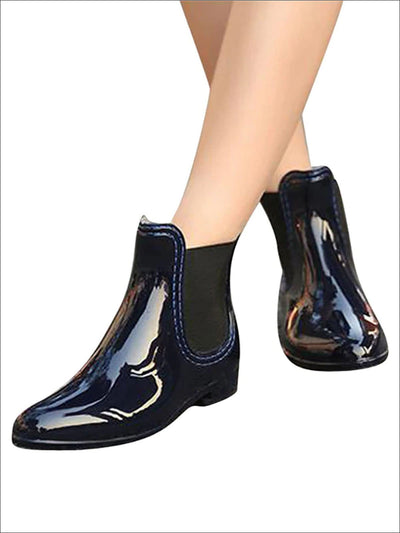 Womens Pointed Toe Waterproof Ankle Booties - Womens Boots