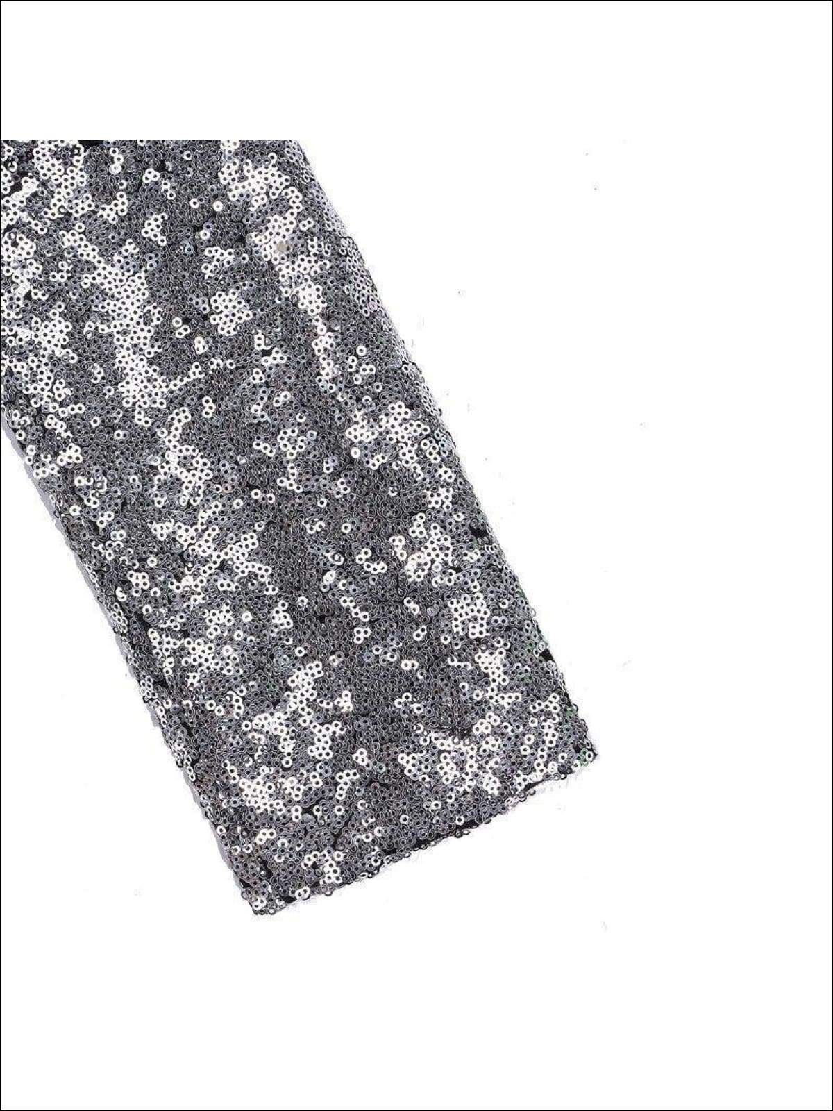 Womens Sequin Sleeve Blazer - Womens Fall Outerwear